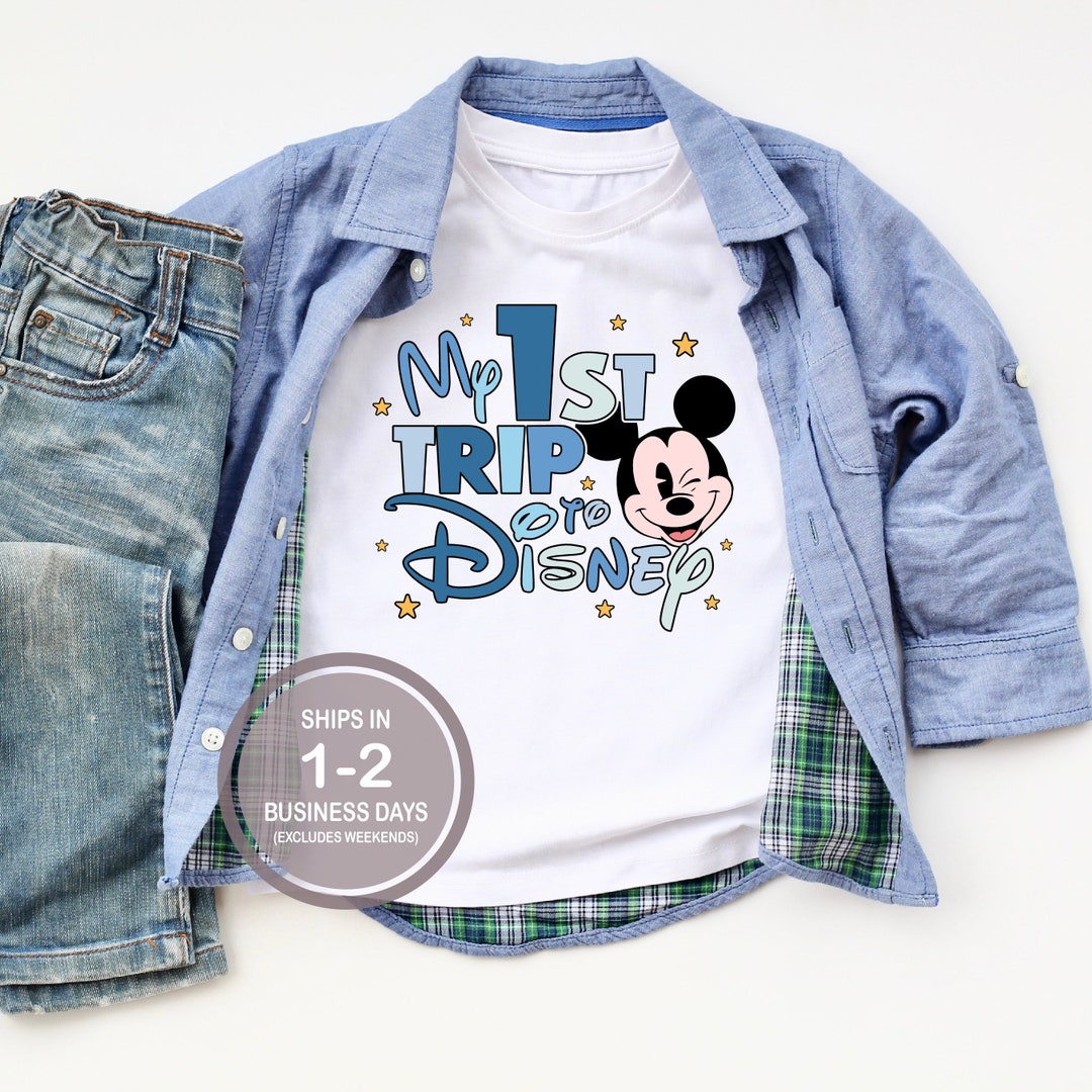 Mickey My First Disney Trip Shirt, Baby Disney Shirt, Cute Baby Disney