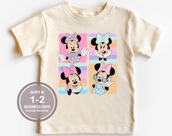 Cute Girls Minnie Mouse Shirt, Minnie Bow Kids Shirt, Youth Disney World Minnie Shirt, Girl's Disney Shirt, Minnie Disneyland Shirt