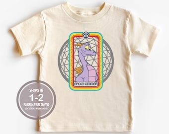 Chemise Figment Epcot Center, chemise Figment enfant jeune adulte, chemise enfant Epcot, chemise Epcot Disney World, chemise Disney rétro, One Little Spark