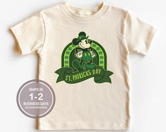 Mickey Mouse And Friends St. Patrick's Day Shirt, Disney St. Patrick's Day Shirt, Kids Adult St. Patrick's Day Disney Shirt