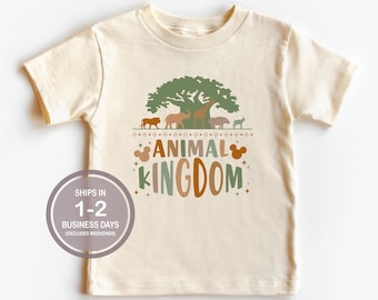 Kids Animal Kingdom Shirt, Boys Girls Disney Shirt, Kilimanjaro Safari Shirt, Disney World Youth Shirt, Retro Disney Shirt