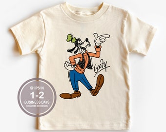 Classic Sketch Goofy Signature Shirt, Goofy Kids Shirt, Youth Disney Shirt, Boy's Disney Shirt, Brother Sister Kids Disney Shirt