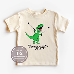 Unstoppable Shirt, Funny T-rex Tiny Hands Shirt, Little Boys Shirt, Dinosaur Kids Shirt, Cute Kids Shirt, Boys, Girls, Infant, Toddler