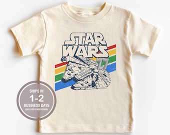 Chemise rétro classique Star Wars 1977, chemise Jedi, chemise Star Wars, chemise Jedi Disney, chemise enfant Disney World, chemise garçon Hollywood Studios