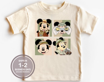 Mickey Mouse Animal Kingdom Shirt, Boys Girls Disney Shirt, Kilimanjaro Safari Shirt, Disney Leopard Youth Shirt, Animal Print Disney Shirt