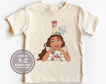 Moana Hei Hei And Pua Shirt, Disneyland Boat Snack Shirt, Moana Disney Shirt, Moana Shirt, Cute Disney Shirt, Walt Disney World Shirt