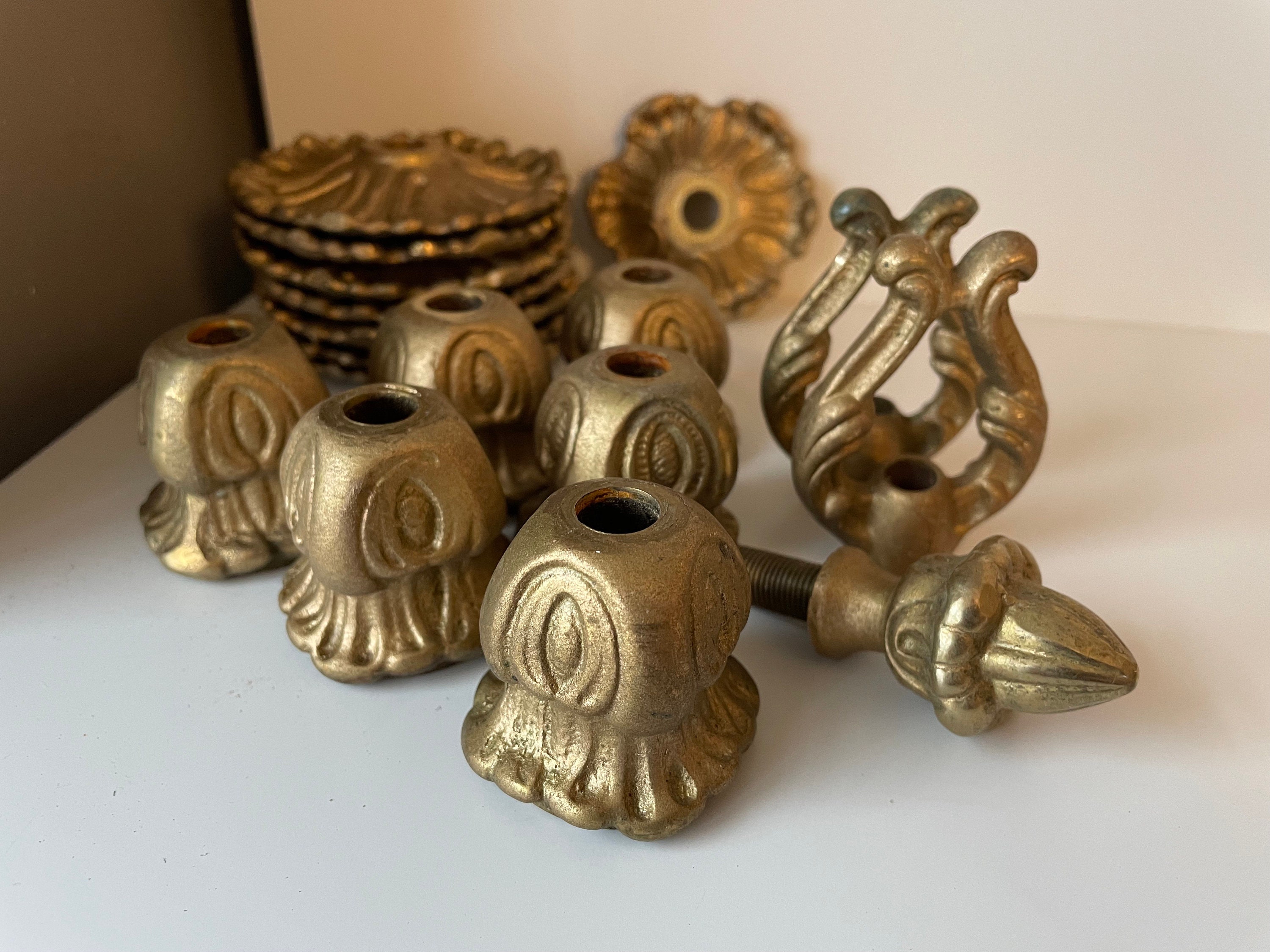 Lot de Pièce Laiton Vintage