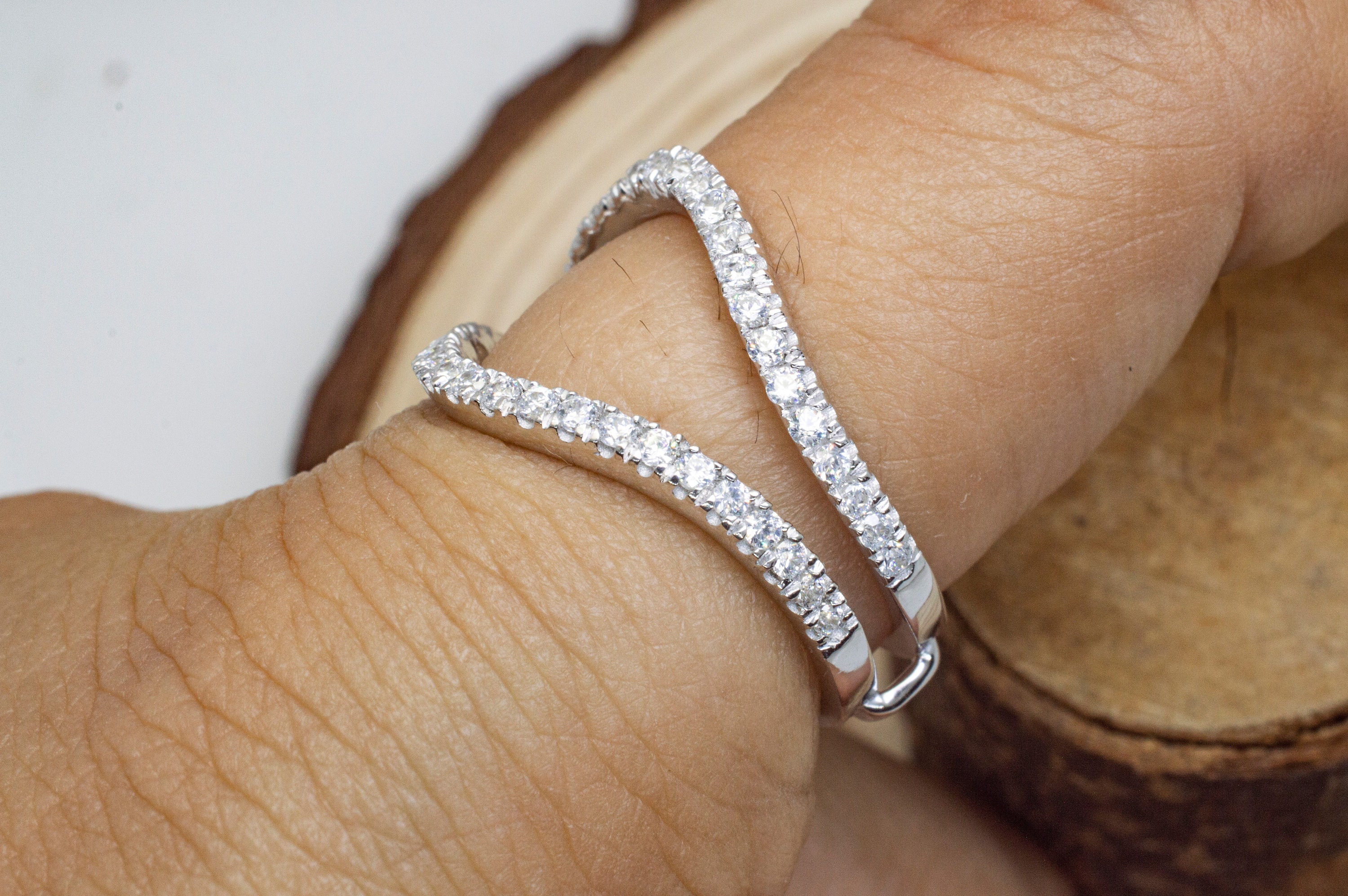 Customizable Ring Enhancer Moissanite Ring Enhancer Aggie Etsy India