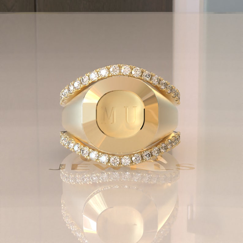 Customizable Ring Enhancer Moissanite Ring Enhancer Aggie Etsy