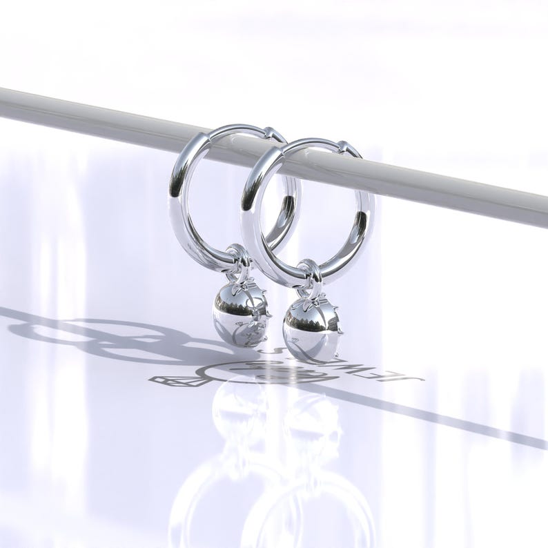 Cut Down Button Back Setting Moissanite Earrings Gypset