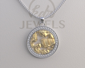 Aquarius Pendant - Etsy
