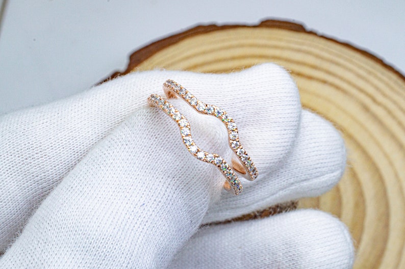 Customizable Ring Enhancer Moissanite Ring Enhancer Diamond Etsy