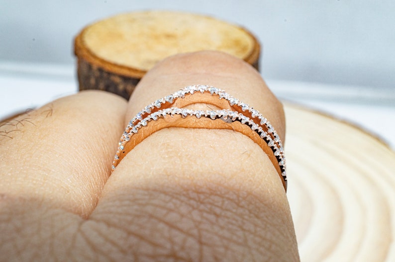 Customizable Ring Enhancer Moissanite Ring Enhancer Diamond Etsy