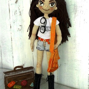 Coleção de bonecas Boneca de crochê Boneca para Amigurumi Boneca em miniatura Presente para namorada Presente exclusivo, Dia das Mães