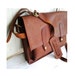 Handmade Full Grain Rustic Leather Messenger Bag Leather Laptop Bag Men Briefcase Best Men Gift 