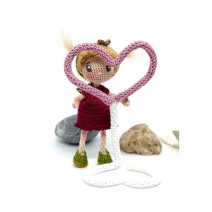 Crochet tiny  Babs doll handmade doll for sale crochet doll amigurumi doll  stuffed doll Mother&#39;s Day gifts