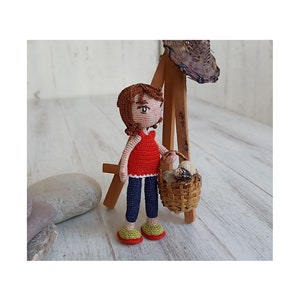 Handmade Doll Tiny Dolls Amigurumi Doll Miniature Crochet Doll-Handmade Knitted Crochet Doll-Princess Doll for Sale, Mother&#39;s Day , Gifts