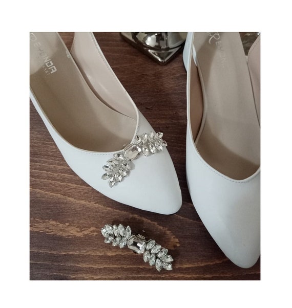 Crystal Rhinestone Shoe Clips Applique Diamante Appliques Sash
