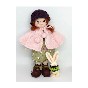 Isabella, Waldorf doll inspiration, Organic cotton doll, baby doll and dolls for collectors Art and Doll waldorf dolls style Mother's Day