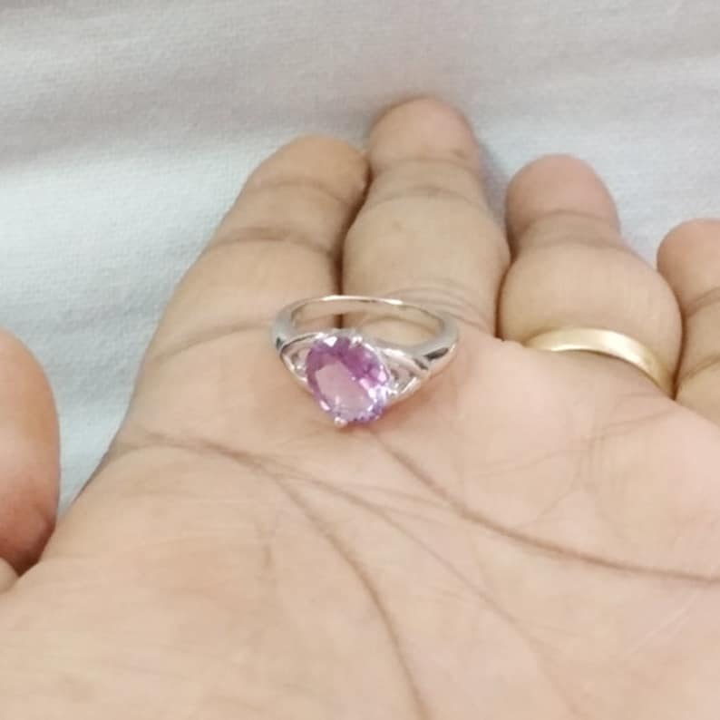 Amazing Stunning PURPLE AMETHYST Ring Gemstone Ring Gift Ring All Size 925 Sterling Silver Designer Ring Fashion Ring Women/'s Ring