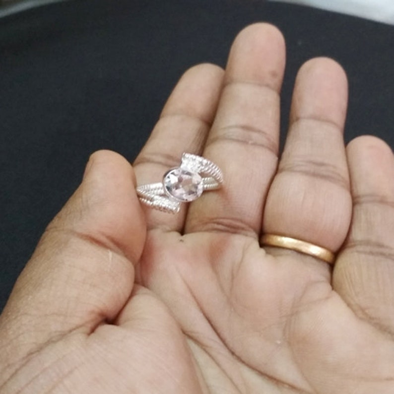 Sale Stunning Real GREEN AMETHYST Ring 925 Sterling Silver Fashion Ring Gemstone Ring Gift Ring All Size Women/'s Ring Designer Ring