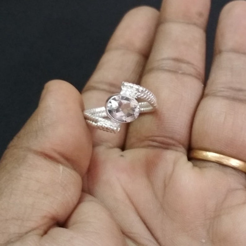 Sale Stunning Real GREEN AMETHYST Ring 925 Sterling Silver Fashion Ring Gemstone Ring Gift Ring All Size Women/'s Ring Designer Ring