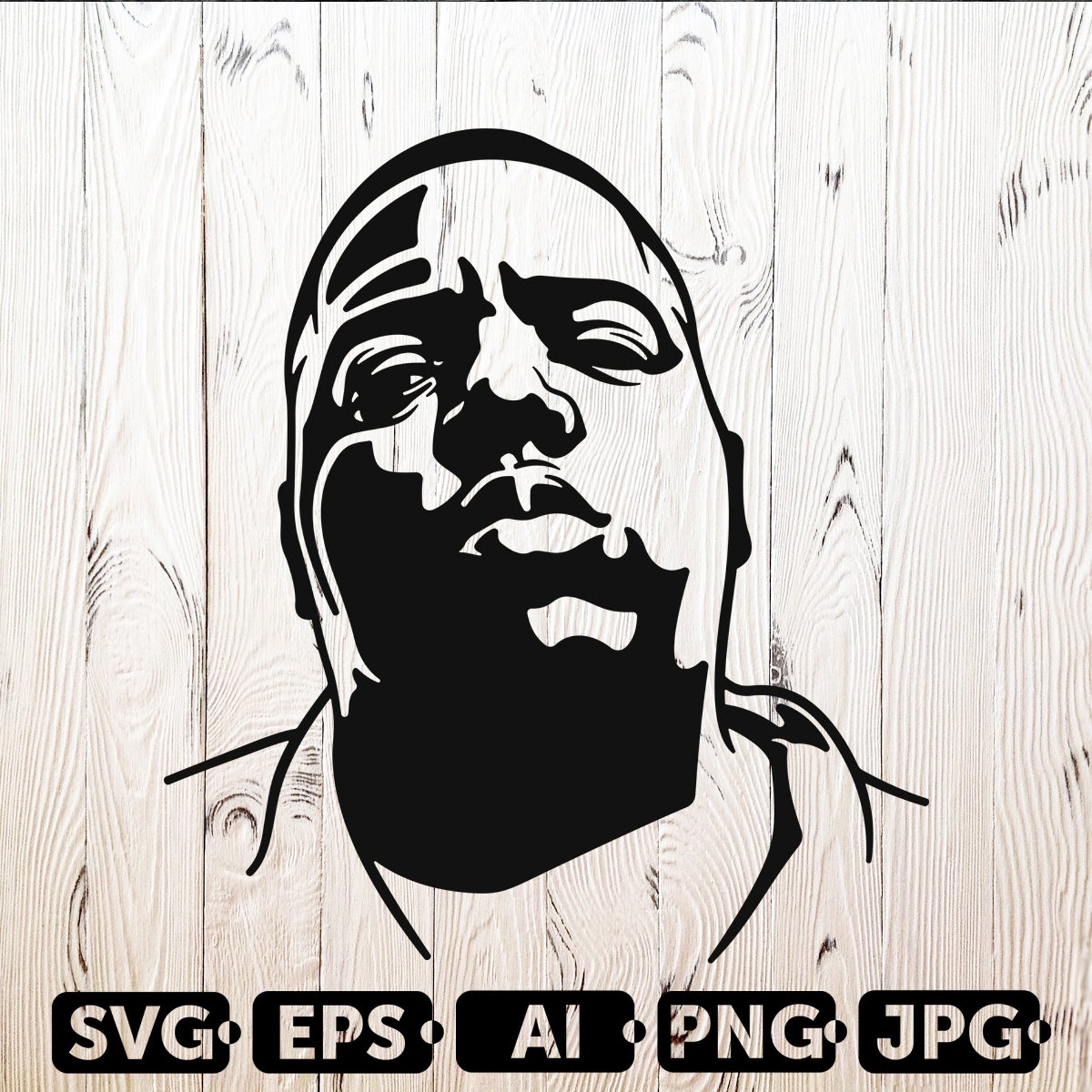 Biggie Smalls Bundle SVG Cutting Files Rapper Digital Clip | Etsy