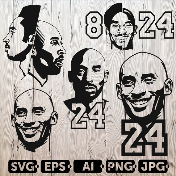 Download Kobe Bryant Bundle Svg Mamba Digital Clip Art Nba Svg Etsy PSD Mockup Templates