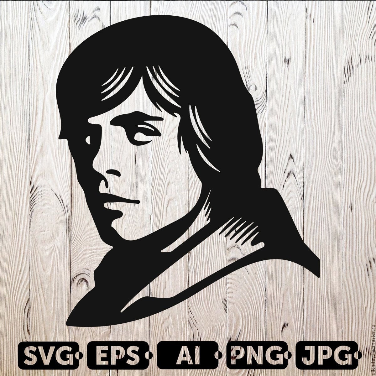 Download Luke Skywalker Svg Cutting Files Jedi Digital Clip Art Jedi Etsy