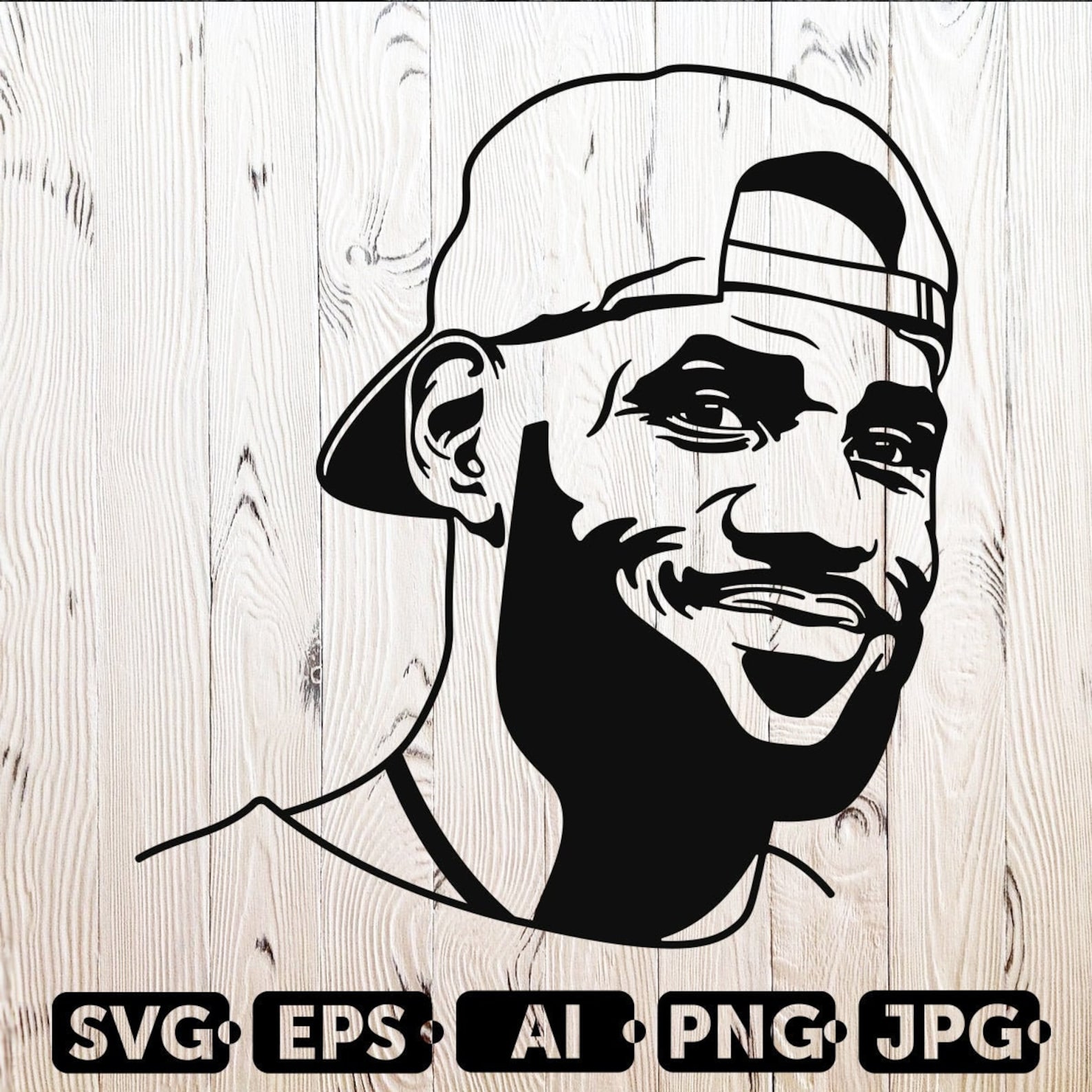 LeBron James SVG Cutting Files NBA vector clipart LeBron Etsy