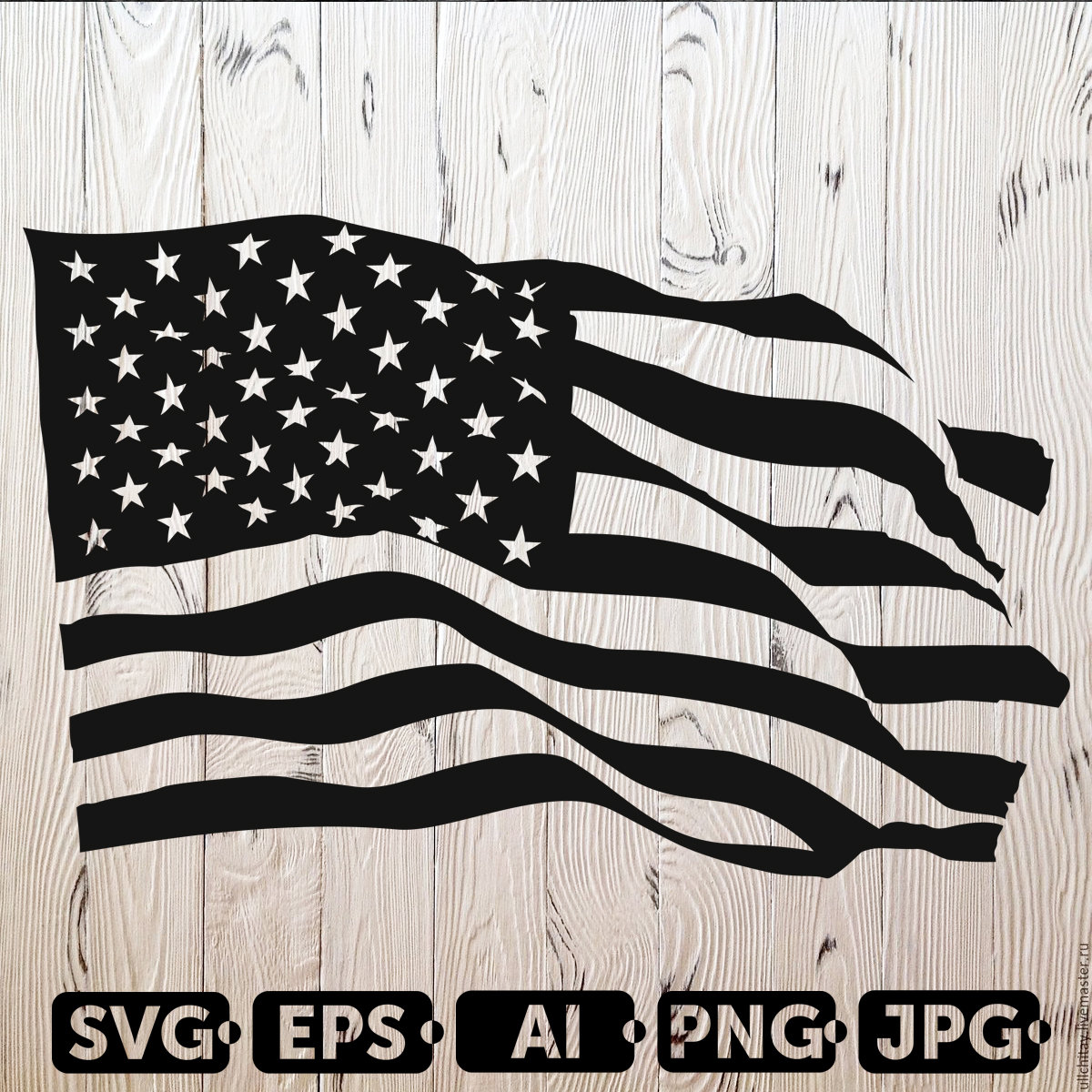American Flag SVG Cutting Files 2 Usa Flag Digital Clip Art | Etsy