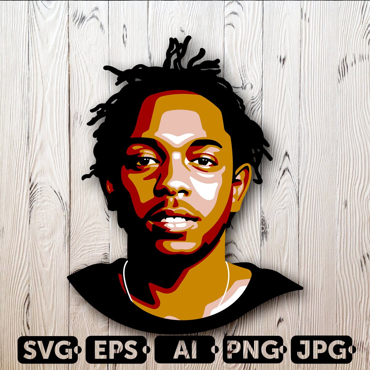 Kendrick Lamar SVG Archivos de corte 3 Kendrick Lamar PNG | Etsy