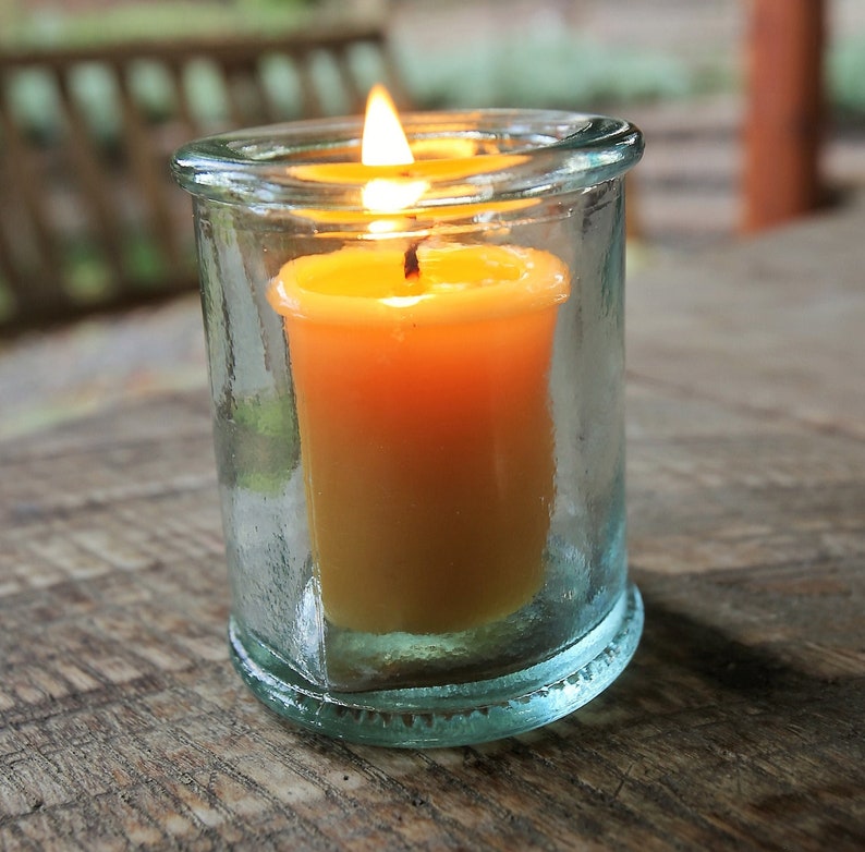 100 Recycled Spanish Glass Candle Holder Etsy