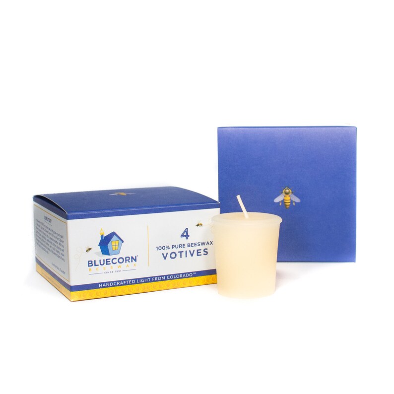 100/% Pure Beeswax Votives