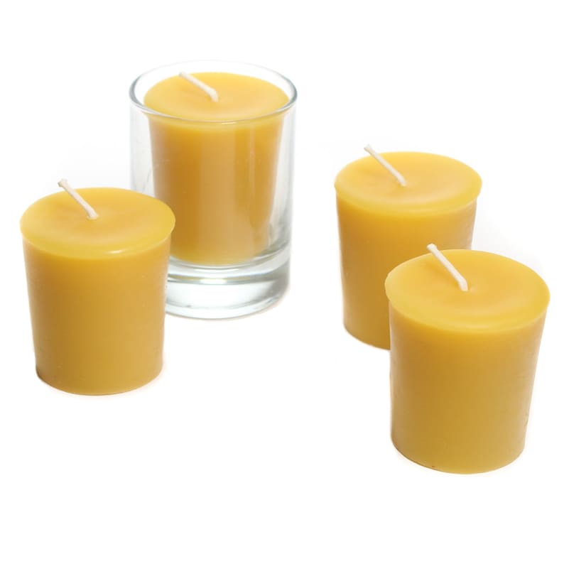 100/% Pure Beeswax Votives