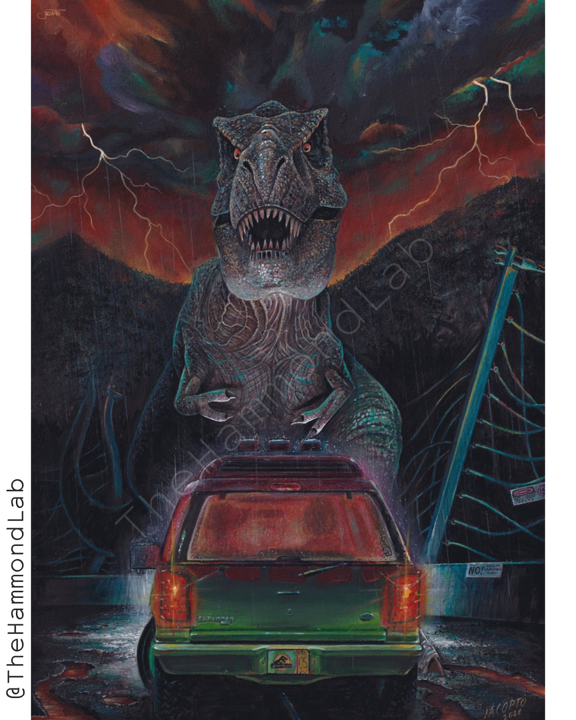 jurassic park t rex breakout