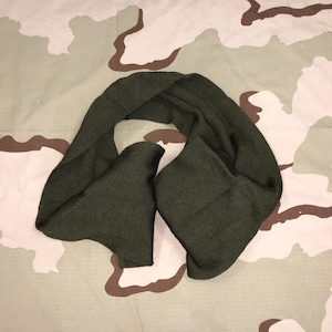 US Military Scarf Green Wool