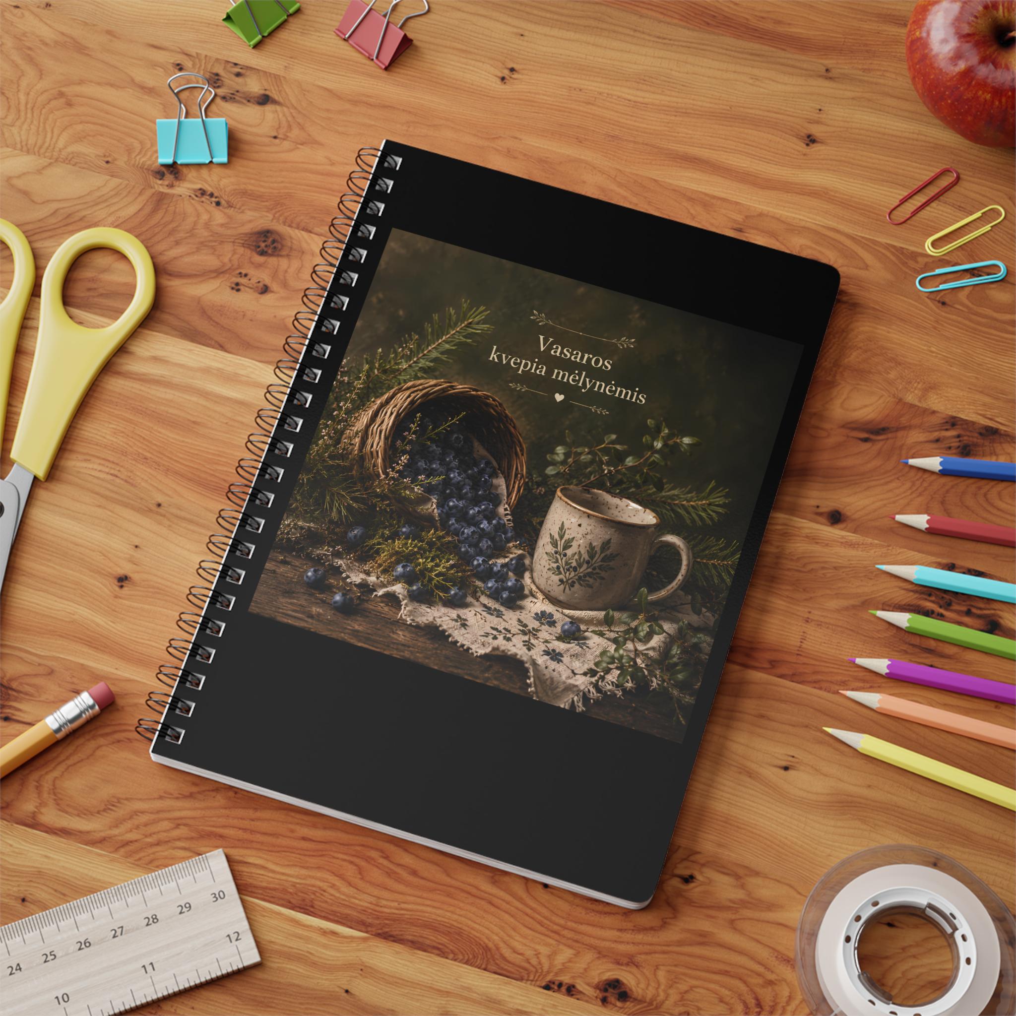 Lithuanian Blueberry Summer Notebook – Wild Berry Botanical Art Journal ...