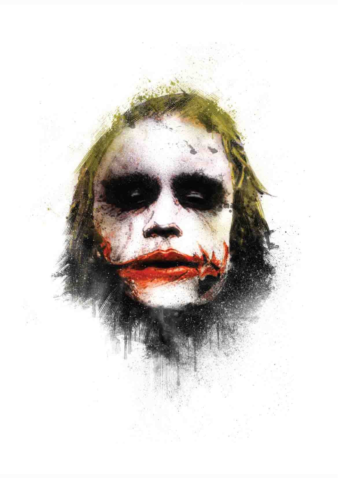 joker face paint drawing animeGlowArtDrawingKimetsuNoYaiba