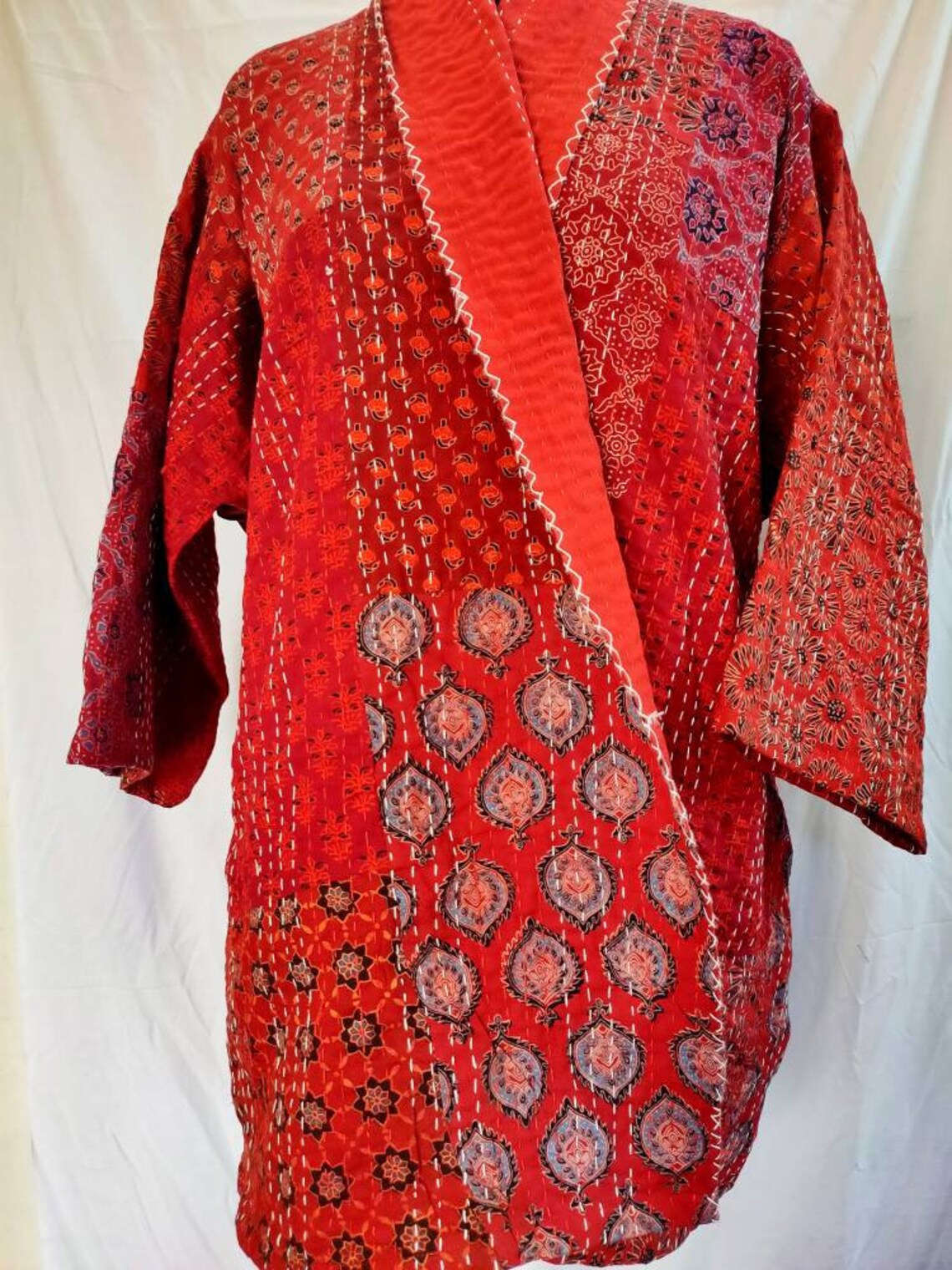 Indian Coat Women's Kantha Jacket New Kantha Jacket Hand Etsy
