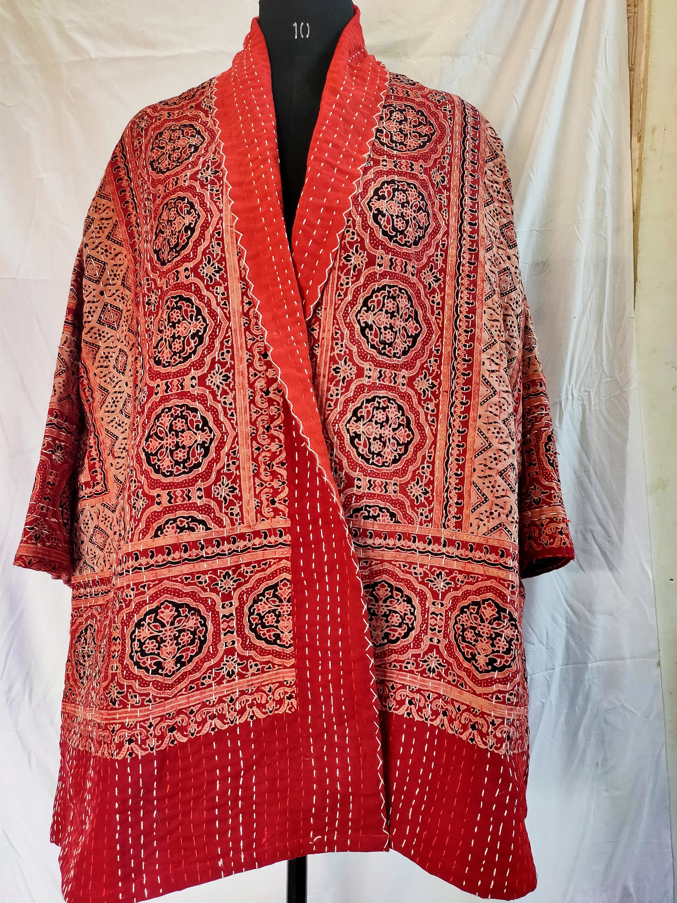 Indian Coat Women's Kantha Jacket new Kantha Jacket Hand Etsy