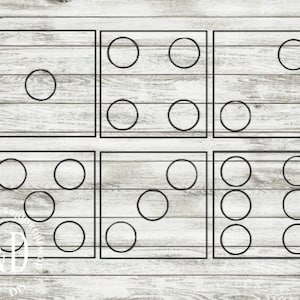 Yard Würfel herunterladbare Schablonendateien, Yardzee-Schablonen und Score-Karten-Download, Schneidedateien, kommerzielle Nutzung svg und pdfs, Yard-Spiele svg