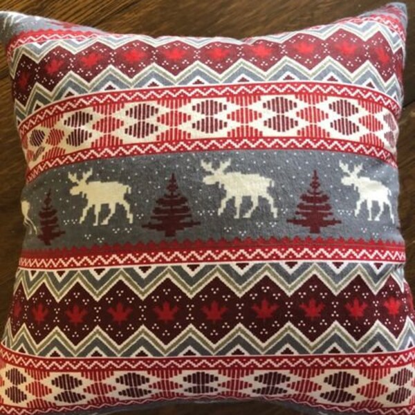 Moose Pillow Etsy