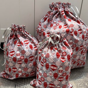 Reusable Gift Bag | Christmas Gift Bag | | Zero Waste Wrapping