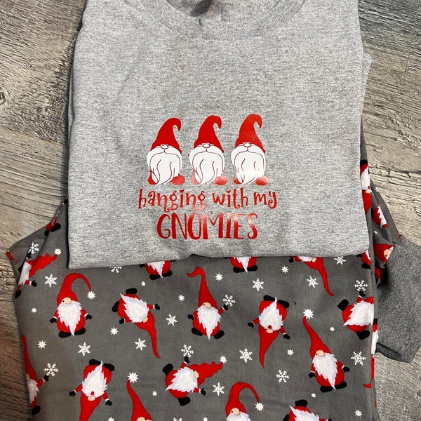 Gnome Pyjamas | Matching Pyjamas | Family Pyjamas | Gnome Pyjamas