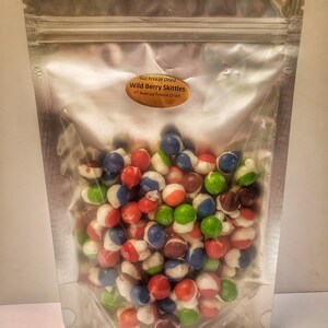 Freeze Dried Wild Berry Skittles By Oddball Candy Co. - Made To Order, 10-Year Shelf Life