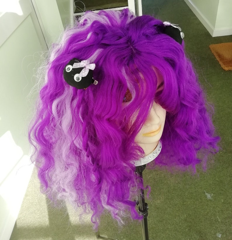 MEGURO Purple Unicorn wig | Etsy