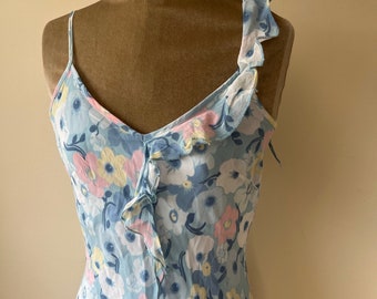S Vintage 90s Tessuto Mandala Floral Print Summer Dress S Vintage 90s Tessuto Mandala Floral Print Summer Dress