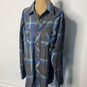 Wrangler geruit westernshirt. VK: