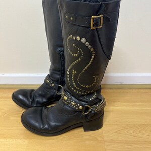 Ash studded biker boots sale